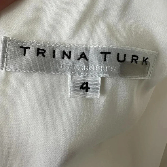 Trina Turk Sol White Shift Sleeveless Mini Dress SIZE 2 & 4 - Picture 5 of 9